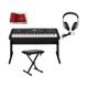 YAMAHA DGX660 Pianoforte digitale con stand + panca + cuffie + copritastiera omaggio