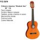 DAM FG30KRD Chitarra classica rossa 1/4