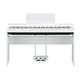 Yamaha P125 White Pianoforte digitale bianco con stand + pedaliera + cuffie + copritastiera omaggio