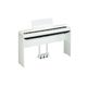Yamaha P125 White Pianoforte digitale bianco con stand + pedaliera + cuffie + copritastiera omaggio