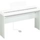 Yamaha P125 White Pianoforte digitale bianco con stand + pedaliera + cuffie + copritastiera omaggio