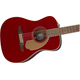 Fender Malibu Player Candy Apple Red Chitarra acustica elettrificata rossa