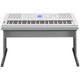 YAMAHA DGX660 White Pianoforte digitale bianco con stand e pedaliera + Cuffie