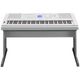 YAMAHA DGX660 White Pianoforte digitale bianco con stand e pedaliera + Cuffie + Copritastiera omaggio