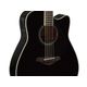 Yamaha FGX820C BL Black Chitarra acustica elettrificata nera