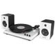 FENTON RP160BW Giradischi Bluetooth Bianco/Nero con casse