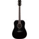 Ibanez PF15 Black Chitarra acustica nera