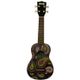 KALA MK-SBPAISLEY Ukadelic Black Paisley Ukulele soprano