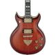 Ibanez AR720 BSQ Bursted Smoky Quartz Chitarra elettrica con borsa rigida