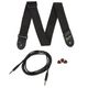 Fender Squier Stratocaster SSS Pack 10G BLK Kit chitarra elettrica Black con amplificatore e accessori