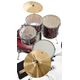 Pearl Roadshow RS505C C91 Red Wine batteria acustica completa Rossa