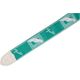 Fender Custom Monogrammed Strap Sea Foam Green Tracolla per chitarra