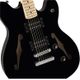 Fender Squier Affinity Starcaster MN Black Chitarra semiacustica nera