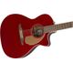 Fender Newporter Player Candy Apple Red Chitarra acustica elettrificata rossa