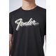 Fender 3D Logo T-Shirt Black M Maglietta nera