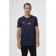 Fender Foil Spaghetti Logo T-Shirt Blue M Maglietta blu