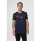 Fender Foil Spaghetti Logo T-Shirt Blue M Maglietta blu