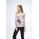 Fender Jaguar Women's Sleeveless T-Shirt White S Canotta bianca