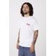 Fender Spaghetti Logo Globe T-Shirt White L Maglietta bianca