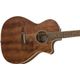 Fender Newporter Special All Mahogany Chitarra acustica elettrificata con borsa