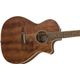 Fender Newporter Special All Mahogany Chitarra acustica elettrificata con borsa