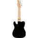 Fender Fullerton Tele Uke Black Ukulele concerto Telecaster elettrificato