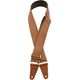 Fender Tooled Leather Strap Brown Tracolla per chitarra