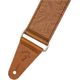 Fender Tooled Leather Strap Brown Tracolla per chitarra
