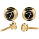 Fender Infinity Strap Locks Gold Ganci per tracolla