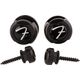 Fender Infinity Strap Locks Black Ganci per tracolla