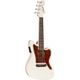 Fender Fullerton Jazzmaster Uke Olympic White Ukulele concerto elettrificato