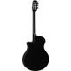 Yamaha NTX1 Black Chitarra classica elettrificata a cassa stretta