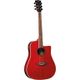 Eko NXT D100CE See Through Red Chitarra acustica elettrificata