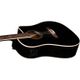 Eko NXT D100CE See Through Black Chitarra acustica elettrificata