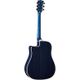 Eko NXT D100CE See Through Blue Chitarra acustica elettrificata