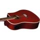 Eko NXT D100CE See Through Red Chitarra acustica elettrificata