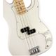 Fender Player Precision Bass MN Polar White Basso elettrico bianco