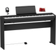 Roland FP30X BK Black Pianoforte digitale con supporto originale + cuffie
