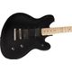 Fender Squier Contemporary Active Starcaster MN Flat Black Chitarra semiacustica