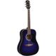 Eko Ranger 6 Eq Blue Sunburst Chitarra acustica elettrificata blu sfumata