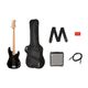 Fender Squier Affinity Precision Bass PJ Pack MN BLK Black Basso elettrico con amplificatore e accessori