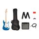 Fender Squier Affinity Stratocaster HSS Pack 15G MN LPB Lake Placid Blue Chitarra elettrica con amplificatore e accessori