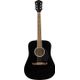 Fender FA125 Black Chitarra acustica nera