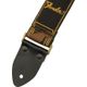 Fender Legacy Vintage Monogram Strap Black/Yellow/Brown Tracolla per chitarra