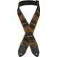 Fender Legacy Vintage Monogram Strap Black/Yellow/Brown Tracolla per chitarra