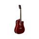 EKO NXT D CW EQ Wine Red Chitarra acustica elettrificata rossa