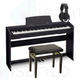 Pianoforte digitale 88 tasti pesati Casio Privia PX 770 Black + Stand Proel + Cuffie