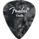 FENDER Plettri Puntinati 351 in Celluloide - Pack da 12 Thin