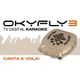 M-Live OkyFly3 Plus Lettore basi midi Karaoke per TV e PC con Microfono