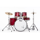 Pearl Roadshow RS525SC/C747 Red Wine Batteria acustica completa Rossa 2 piatti Sabian e Sgabello